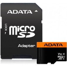 Карта памяти 32Gb MicroSD ADATA Premier Pro Class 10 + адаптер (AUSDH32GUI3V30G-RA1)