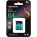 Карта памяти 64Gb ADATA SDXC Class 10 UHS-I U3 Premier Pro (ASDX64GUI3V30S-R)