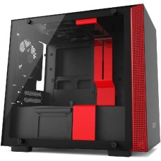 Корпус NZXT H200 Matte Black/Red