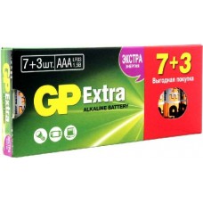 Батарейка GP 24AX Extra Alkaline (AAA, 10 шт)