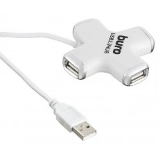 USB-концентратор Buro BU-HUB4-0.5-U2.0-СROSS