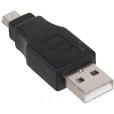 Переходник 3Cott USB 2.0 A (M) - Mini USB (M) (3C-USBAM-MINI-USB5PM-AD26)