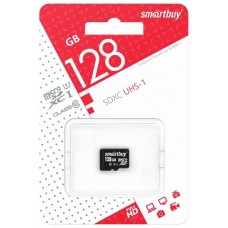 Карта памяти 128Gb MicroSD SmartBuy Class 10 (SB128GBSDCL10-00)