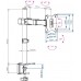 Кронштейн ARM MEDIA LCD-T02 Black