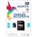 Карта памяти 256Gb MicroSD ADATA Premier Class 10 UHS-I + адаптер (AUSDX256GUICL10A1-RA1)