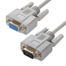 Кабель удлинительный Greenconnect COM (M) - COM (F), 3м (GCR-DB9CM2F-3m)