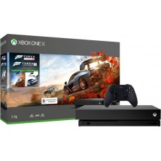 Игровая приставка Microsoft XBOX One X 1Tb (CYV-00058) + Forza Horizon 4 + Forza Motorsport 7