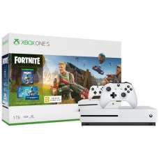 Игровая приставка Microsoft XBOX One S 1Tb (234-00713) + Fortnite