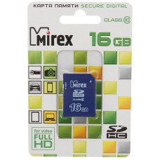 Карта памяти 16Gb Mirex SDHC Class 10 (13611-SD10CD16)