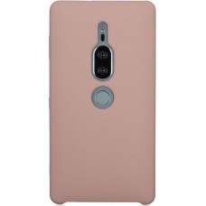 Чехол BROSCO XZ2P-SOFTRUBBER-PINK