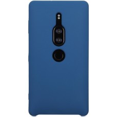 Чехол BROSCO XZ2P-SOFTRUBBER-BLUE