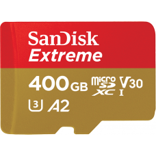 Карта памяти 400Gb MicroSD SanDisk Extreme Class 10 + Adapter (SDSQXA1-400G-GN6MA)