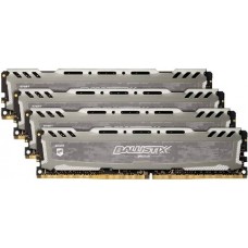 Оперативная память 16Gb DDR4 2400MHz Crucial Ballistix Sport LT Gray (BLS4K4G4D240FSB) (4x4Gb KIT)