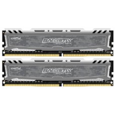 Оперативная память 32Gb DDR4 2666MHz Crucial Ballistix Sport LT Gray (BLS2K16G4D26BFSB) (2x16Gb KIT)