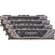 Оперативная память 64Gb DDR4 2666MHz Crucial Ballistix Sport AT (BLS4K16G4D26BFST) (4x16Gb KIT)