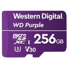 Карта памяти 256Gb MicroSD Western Digital Purple Class 10 (WDD256G1P0A)