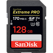 Карта памяти 128Gb SanDisk Extreme Pro SDXC Class 10 (SDSDXXY-128G-GN4IN)