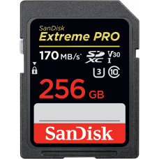 Карта памяти 256Gb SanDisk Extreme Pro SDXC Class 10 (SDSDXXY-256G-GN4IN)