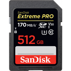 Карта памяти 512Gb SanDisk Extreme Pro SDXC Class 10 (SDSDXXY-512G-GN4IN)