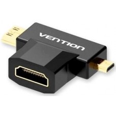 Переходник Vention HDMI (F) - Mini HDMI+Micro HDMI (AGDB0)