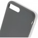 Чехол BROSCO IP7P-SOFTRUBBER-GREY