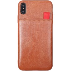 Чехол BROSCO IPXSM-LEATHER-POCKET-BROWN