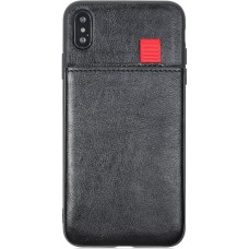 Чехол BROSCO IPXSM-LEATHER-POCKET-BLACK