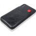 Чехол BROSCO IPXSM-LEATHER-POCKET-BLACK