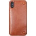 Чехол BROSCO IPXSM-LEATHER-WALLET-BROWN