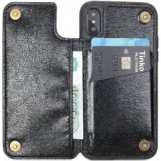 Чехол BROSCO IPXSM-LEATHER-WALLET-BLACK