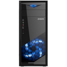 Корпус Exegate EVO-8205 600W Black/Blue Light