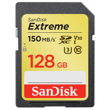 Карта памяти 128Gb SanDisk Extreme SDXC Class 10 (SDSDXV5-128G-GNCIN)