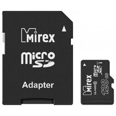 Карта памяти 128Gb MicroSD Mirex Class 10 (13613-AD10S128)