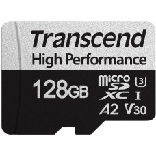 Карта памяти 128Gb MicroSD Transcend UHS-I U3 A2 (TS128GUSD330S)