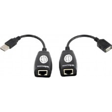 Удлинитель USB Telecom USB 2.0 (M) - LAN RJ-45 (TU824)