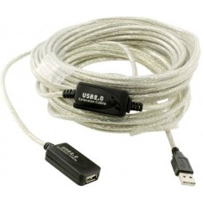 Кабель удлинительный Telecom USB 2.0 A (M) - A (F), 15м (TUS7049-15M)