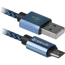 Кабель Defender USB 2.0 A (M) - Micro USB B (M), 1м (USB08-03T)