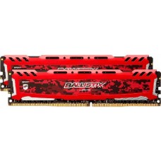 Оперативная память 16Gb DDR4 2666MHz Crucial Ballistix Sport LT Red (BLS2K8G4D26BFSEK) (2x8Gb KIT)