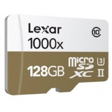 Карта памяти 128Gb MicroSD Lexar Professional 1000x Class 10 + SD адаптер (LSDMI128CBEU1000R)