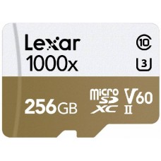 Карта памяти 256Gb MicroSD Lexar Professional 1000x Class 10 + SD адаптер (LSDMI256CBEU1000R)