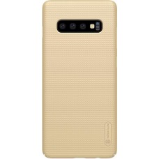 Чехол Nillkin Super Frosted Shield для Samsung Galaxy S10 Gold