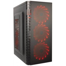 Корпус Exegate EVO-7215 500W Black/Red