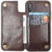 Чехол BROSCO IPX-LEATHER-WALLET-COFFEE