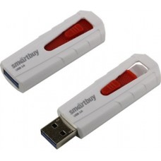 USB Flash накопитель 32Gb SmartBuy IRON White/Red (SB32GBIR-W3)