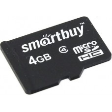 Карта памяти 4Gb MicroSD SmartBuy Class 4 (SB4GBSDCL4-00)