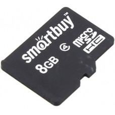 Карта памяти 8Gb MicroSD SmartBuy Class 4 (SB8GBSDCL4-00)