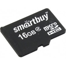 Карта памяти 16Gb MicroSD SmartBuy Class 4 (SB16GBSDCL4-00)