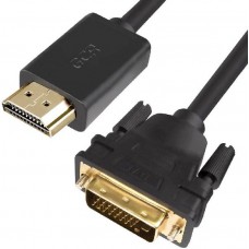 Кабель Greenconnect HDMI - DVI, 1.8м, (GCR-HD2DVI1-1.8m)