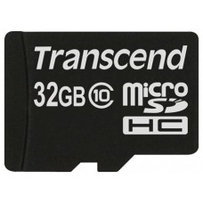 Карта памяти   32Gb MicroSD Transcend Class 10 (TS32GUSDC10)