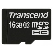 Карта памяти   16Gb MicroSD Transcend Class 10 (TS16GUSDC10)